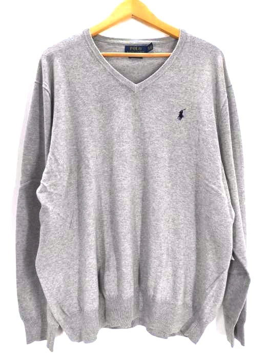 ポロラルフローレン POLO RALPH LAUREN Vネックニット ビッグサイズ メンズ import：XL