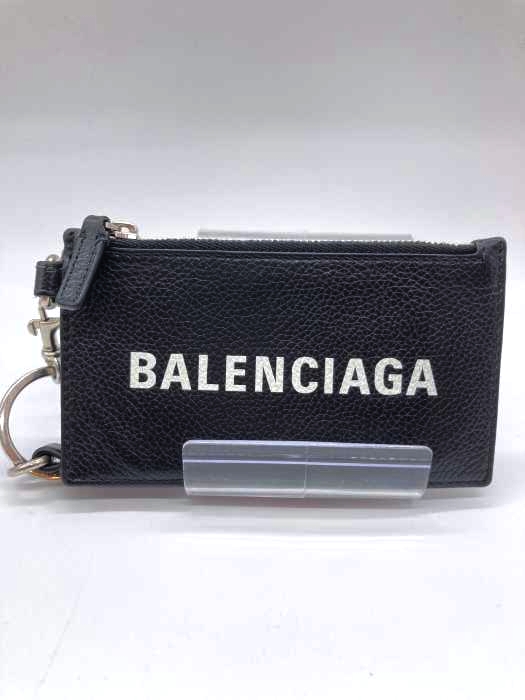 バレンシアガ BALENCIAGA レザー コイン&カードケース ネックストラップ付き メンズ 表記無