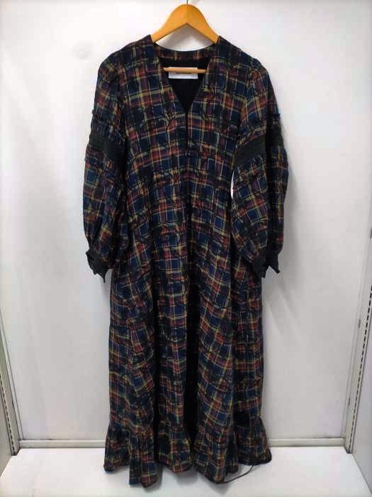 サラマリカ [Sara Mallika 22AW CHECK FLOWER PRT DRESS レディース JPN：M