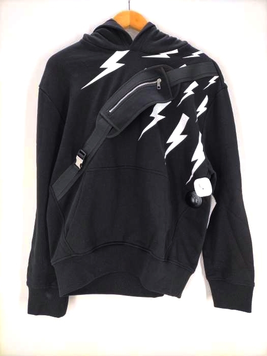 ニールバレット NEIL BARRETT O FF SET FAIR THUNDER Hoodie EASY BLOUSON メンズ 表記無