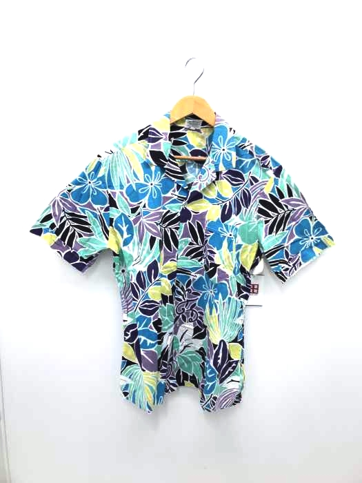 USED古着(ユーズドフルギ) 半袖オープンカラーアロハシャツ メンズ JPN：M