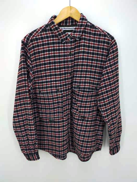 ホワイトマウンテニアリング WHITE MOUNTAINEERING BIG POCKET CHECK SHIRT メンズ JPN：2