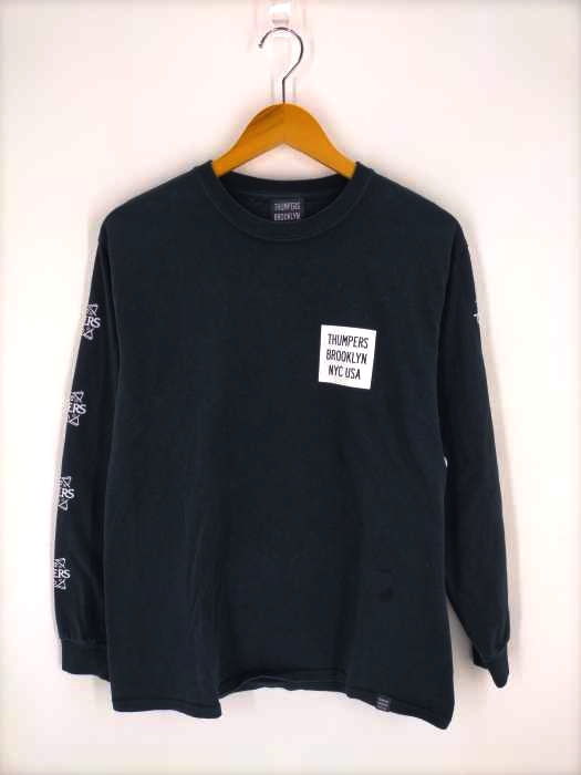 THUMPERS BROOKLYN NYC(サンパースブルックリンニューヨーク) 袖プリント ロングスリーブTシャツ メンズ JPN：M
