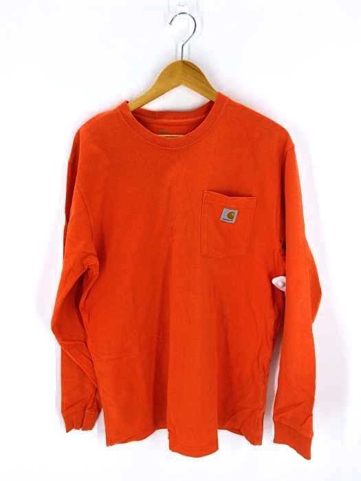 Carhartt(カーハート) ロゴパッチ ロングスリーブ ポケットTシャツ メンズ JPN：M