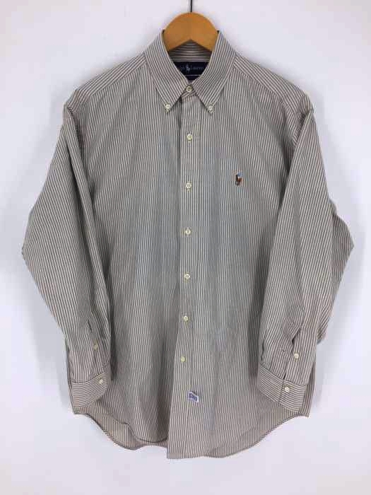 Polo by RALPH LAUREN(ポロバイラルフローレン) ストライプ ボタンダウン シャツ メンズ  15 1/2-32