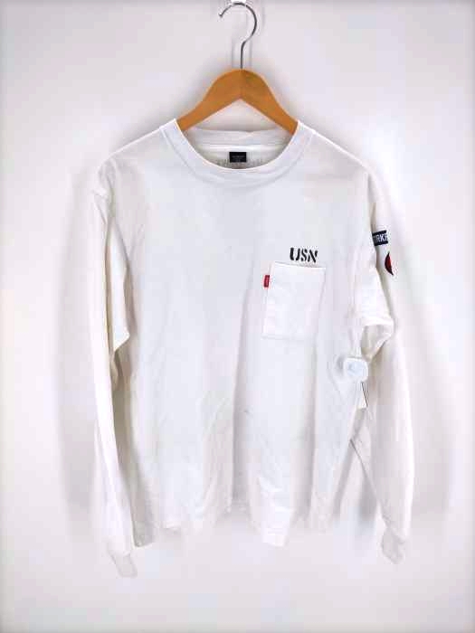 AVIREX(アヴィレックス) NAVAL PATCH LONG SLEEVE T-SHIRT メンズ JPN：XL