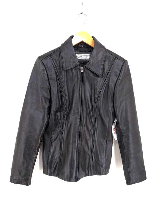 USED古着(ユーズドフルギ) JONES WEAR レザージップアップジャケット レディース JPN：S