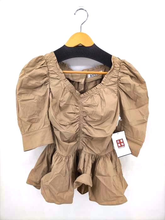 snidel(スナイデル) Cotton Volume Puff Blouse レディース ONE SIZE