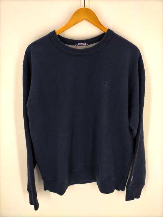 Champion(チャンピオン) authentic athleticwear ロゴ刺繍 スウェット トレーナー メンズ JPN：M