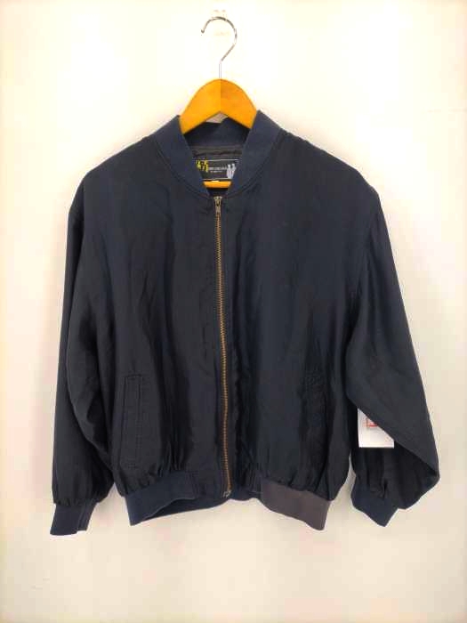 USED古着(ユーズドフルギ) ジップアップシルクブルゾン メンズ FREE