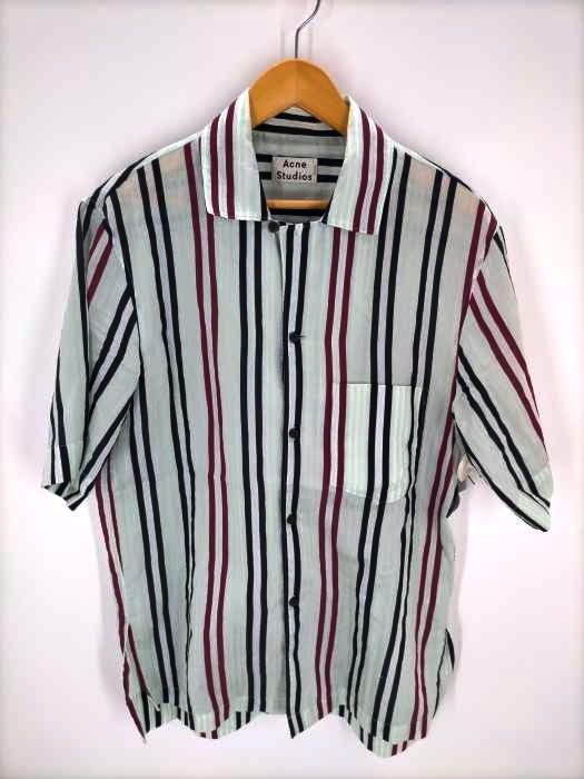 ACNE STUDIOS(アクネストゥディオズ) 20SS Simon Sheer Stripe Vacation Shirt メンズ JPN：46