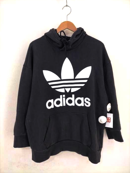 adidas(アディダス) ロゴプリントパーカー メンズ JPN：L