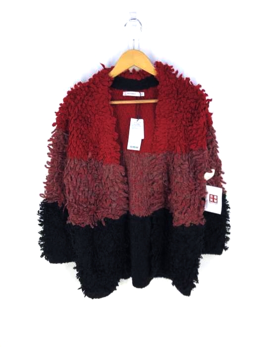 moussy(マウジー) BLOCKING LOOSE KNIT GOWN レディース  FREE