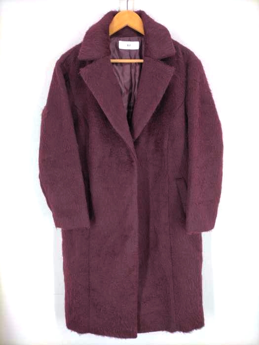 SLY(スライ) SHAGGY CHECK OVER COAT レディース  1