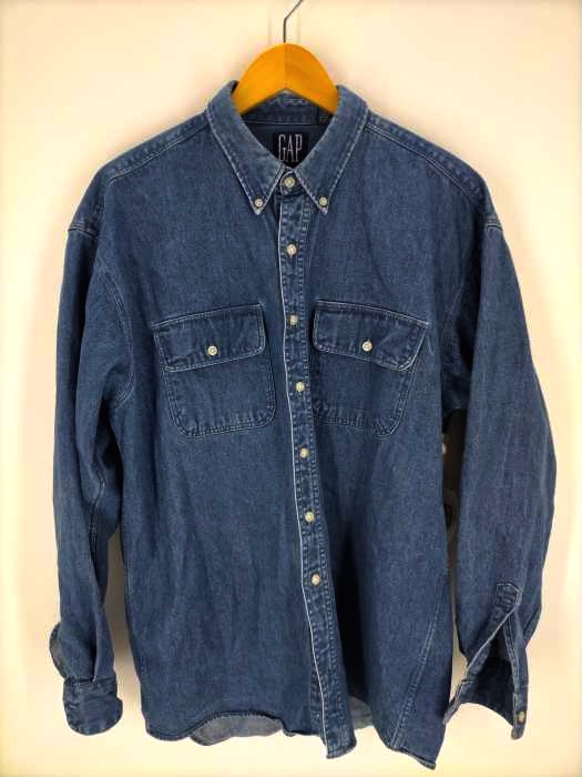 Gap(ギャップ) 90S OLD  フロントポケットデニムシャツ メンズ JPN：L
