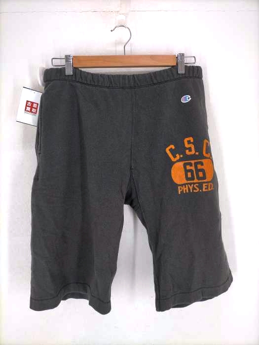 Champion(チャンピオン) ランタグ復刻 3段プリント スウェットハーフパンツ  メンズ  XL
