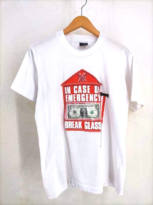 FRUIT OF THE LOOM(フルーツオブザルーム) 90S IN CASE OF EMERGENCY Tシャツ メンズ JPN：M