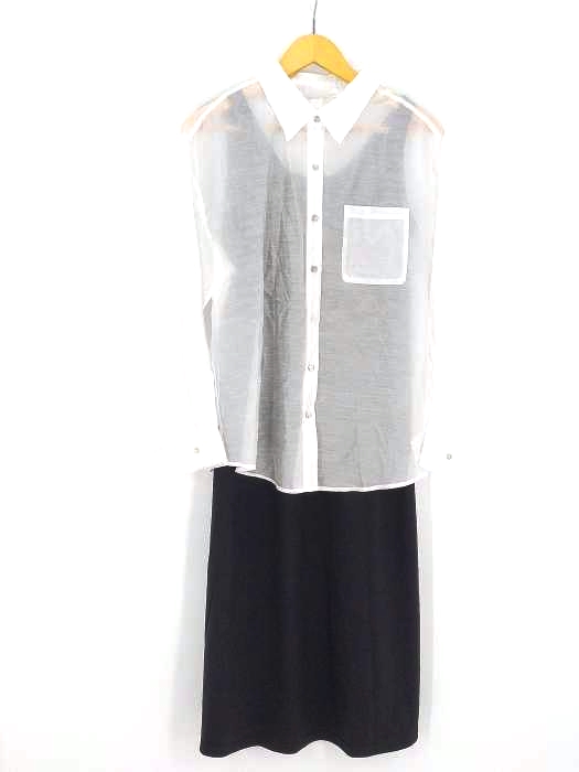 USED古着(ユーズドフルギ) {{olu}} シンプルワンピース×バックリボンシアーシャツセット レディース FREE