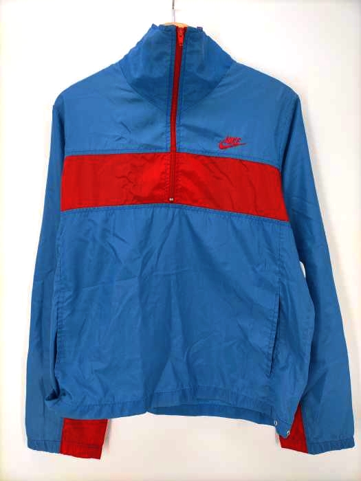 NIKE(ナイキ) 80S 紺タグ ハーフジップ プルオーバージャケット メンズ import：M