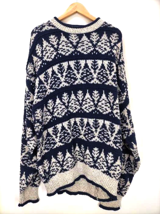 ユーズドフルギ USED古着 WYNBROOKE USA製 コットンニット ビッグサイズ メンズ import：XXL