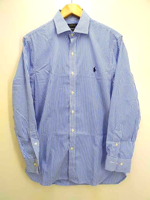 POLO RALPH LAUREN(ポロラルフローレン) SLIM FIT PUREPRESS ストライプシャツ メンズ JPN：M