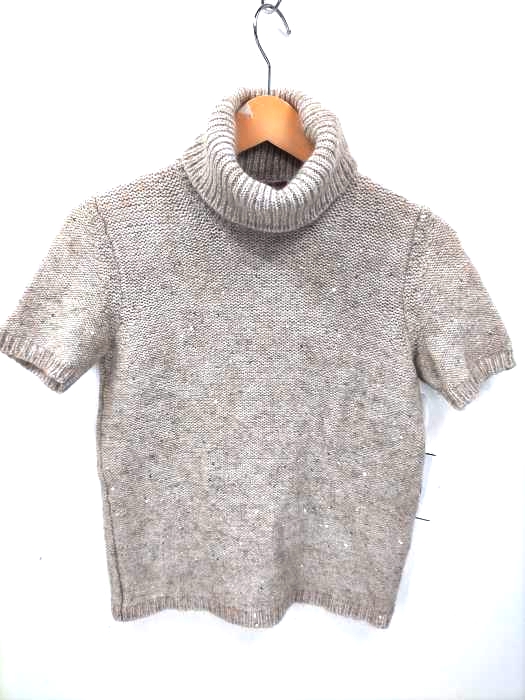 MAX MARA(マックスマーラ) タートルネック半袖ラメニット レディース JPN：S