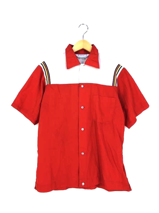 HILTON(ヒルトン) 70-80s USA製 ボウリングシャツ メンズ  15-15 1/2