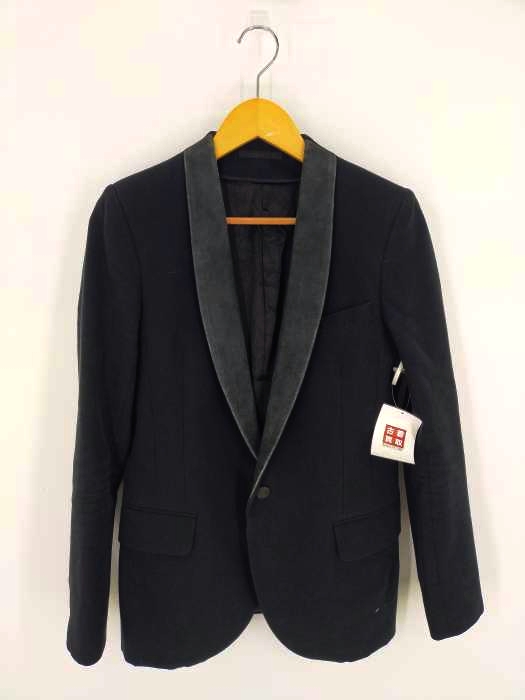 The Viridi-anne(ザヴィリディアン) レザーラペル 1B テーラードジャケット メンズ JPN：46