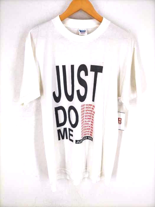 ユーズドフルギ USED古着  Murina's BEST 90S USA製 JUST DO ME Tシャツ メンズ  L