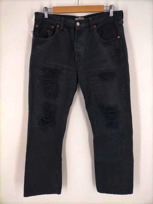 リーバイス Levis 501 ダメージ加工後染めデニムパンツ メンズ  34×32