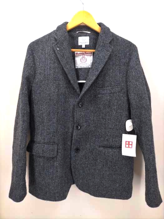 ビューティーアンドユースユナイテッドアローズ BEAUTY & YOUTH UNITED ARROWS ヘリンボーンツイード 3Bジャケット メンズ JPN：L