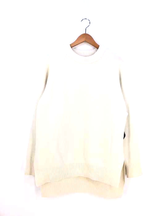 ジルサンダー JIL SANDER Logo Patch Crew Knit メンズ  44