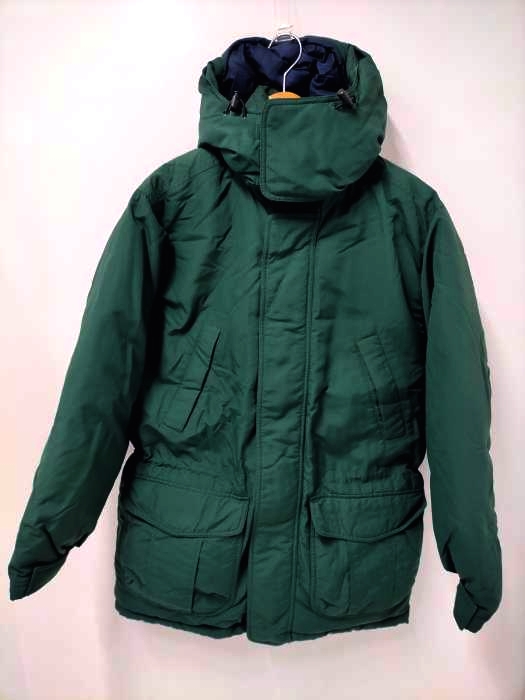 ランズエンド LANDS END 90-00s ナイロンダウンフーディージャケット メンズ  S