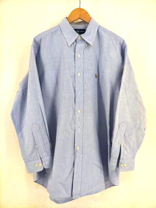 ラルフローレン RALPH LAUREN YARMOUTH 長袖ポニー刺繍オックスフォードシャツ メンズ  162/1