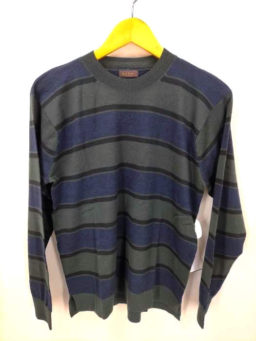 ポールスミスコレクション Paul Smith COLLECTION ボーダー ウールハイゲージニット メンズ JPN：L