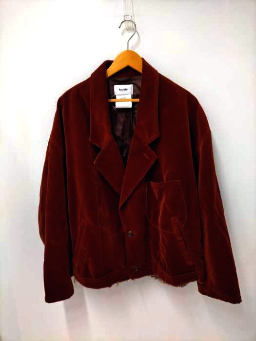ダブレット doublet 21AW CUT  VELVET JACKET メンズ JPN：M
