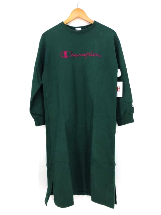 チャンピオン Champion ロゴ刺繍 Tシャツワンピース レディース  M