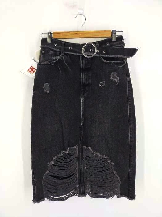 ザラ ZARA ダメージ加工デニムスカート レディース  EUR M