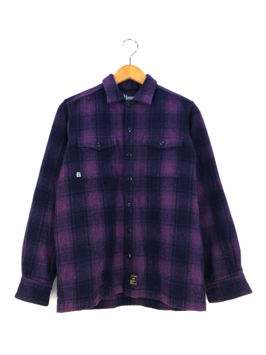 アーサスベイプ URSUS BAPE バッファローチェックフランネルシャツ メンズ import：S