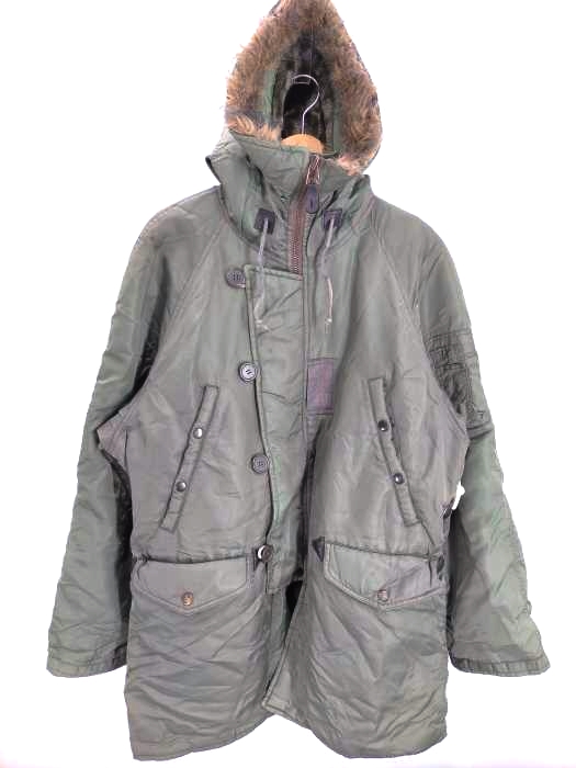 アヴィレックス avirex officers uniform REGULATION N-3B フライトジャケット メンズ import：L