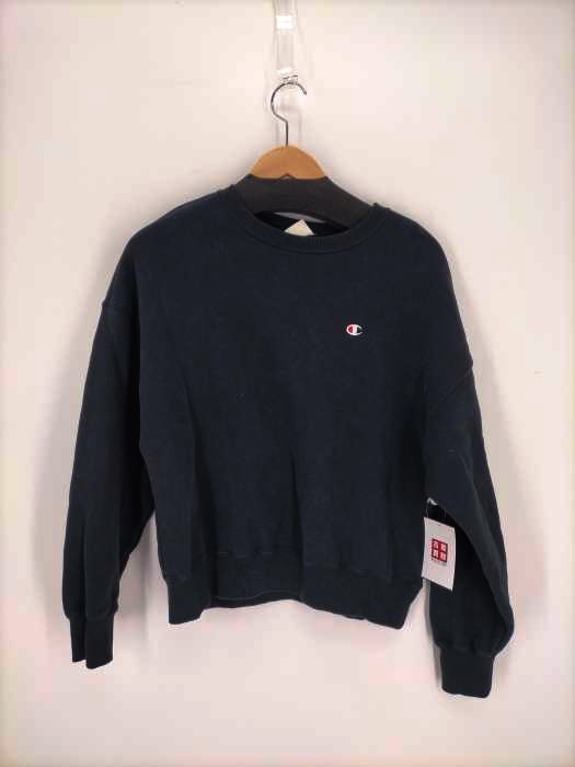 Champion(チャンピオン) ワンポイントロゴボリューム袖トレーナー レディース トップス スウェット・トレーナー
