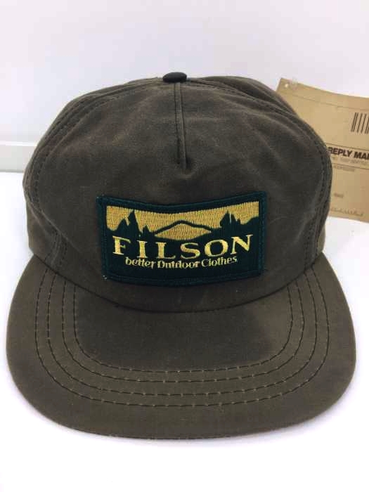 FILSON(フィルソン) ロゴワッペンオイルドキャップ メンズ 表記無