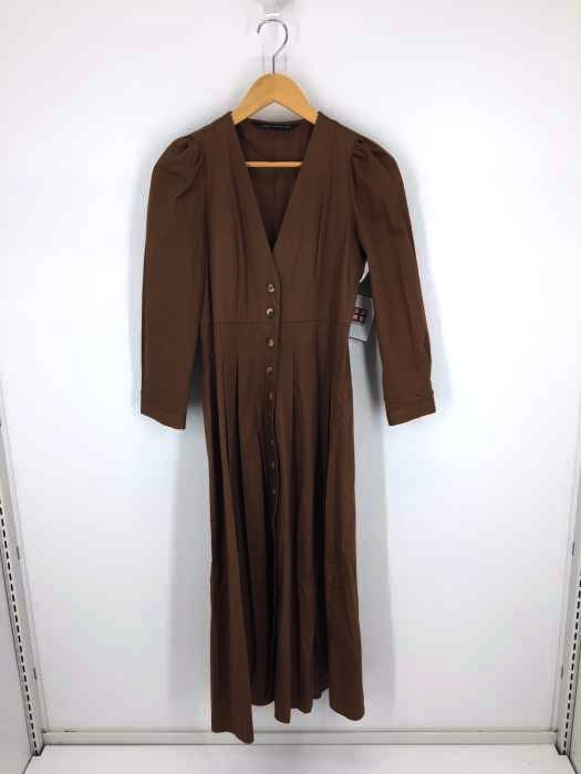 ZARA(ザラ) Vネック シャツワンピース レディース JPN：XS