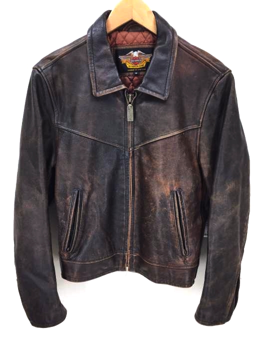 HARLEY DAVIDSON(ハーレーダヴィットソン) レザー シングルライダース メンズ JPN：S