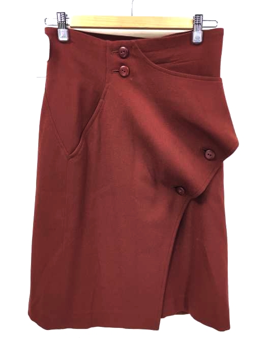 ISSEY MIYAKE(イッセイミヤケ) 筆タグ 巻きスカート レディース JPN：M