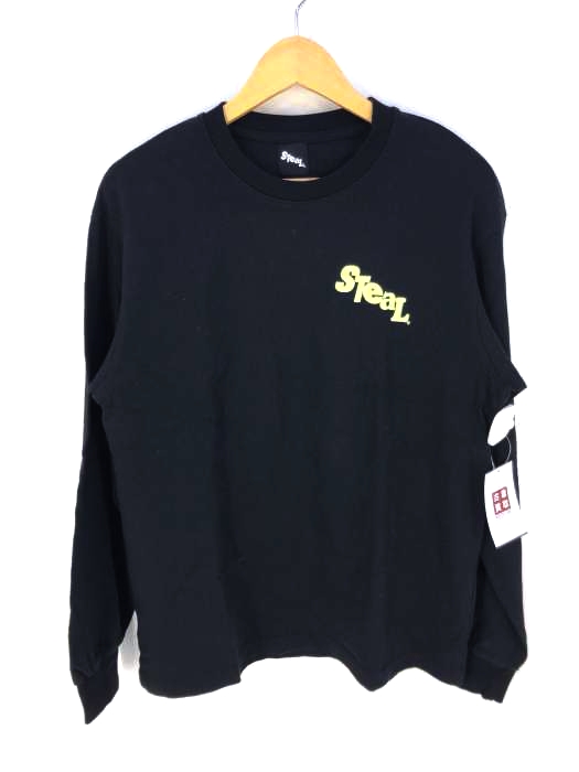 USED古着(ユーズドフルギ) steal meaning ロゴプリントTシャツ メンズ 表記無