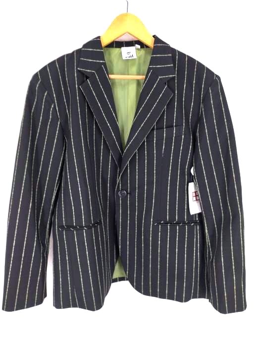 X-girl(エックスガール) BARBED WIRE PINSTRIPE JACKET レディース  M
