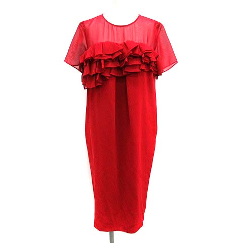 Grace Class(グレースクラス) 19AW オーガンラッフルドレス ワンピース レディース  38（M）