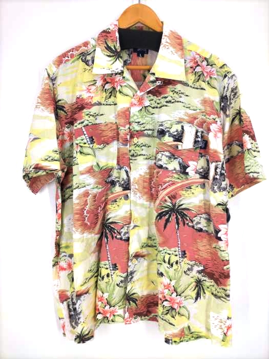 Stussy(ステューシー) 90S 紺タグ アロハシャツ メンズ  L