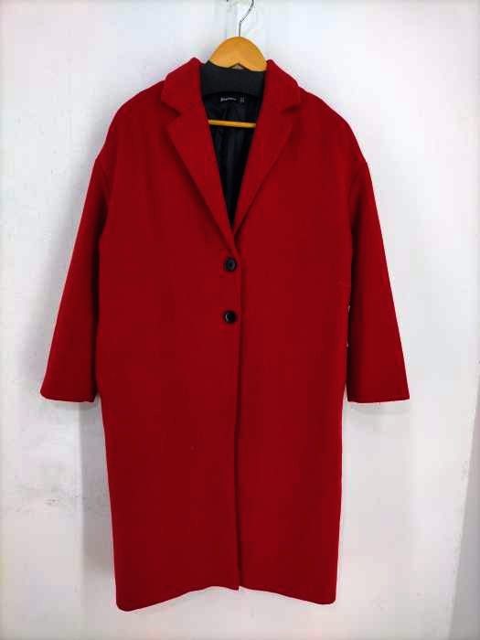 Stradivarius(ストラディバリウス) ウール オーバーサイズチェスターコート レディース import：M